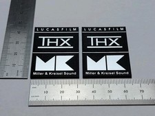 M&K Miller Kreisel THX Lucasfilm Speaker Badge Premium 3D Pair With Adhesive