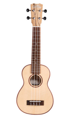 Cordoba 24S Soprano Ukulele, Spruce/ Spalted Maple