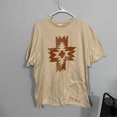 Delta Pro Weight Preshrunk Cotton Western Aztec Tee Shirt Women s Plus Size 2X