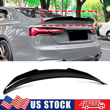 For Audi A5 S5 Rs5 B9 B9.5 2dr 2017-2024 Gloss Black Duckbill Trunk Wing Spoiler