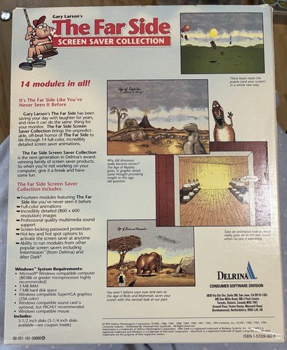 The Far Side Screen Saver Collection, Gary Larson, Delrina, 1994 - Picture 2 of 3