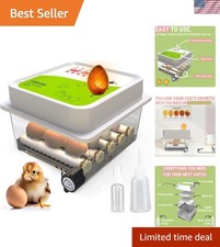 Durable 12-Egg Incubator with Humidity Control - Perfect for Home Projects