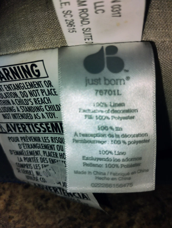 Плюшевая голова слона настенное крепление подвесной декор для детской комнаты сафари  - Изображение 4 из 4