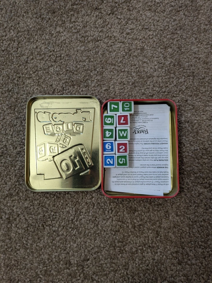 Phase 10 Dice Game Tin Complete - Image 2 of 3