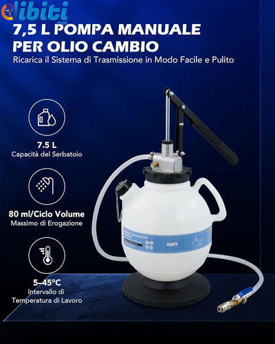 Orion Motor Tech 7.5L Pompa per Olio Cambio, Riempimento Dell'Olio Del Cambio, O - Foto 4 di 13