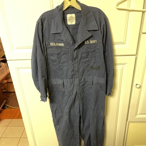 40 XS US NAVY Submarine Ship Aircraft Carrier BLUE 40 XS Jumpsuit COVERALLS eBay