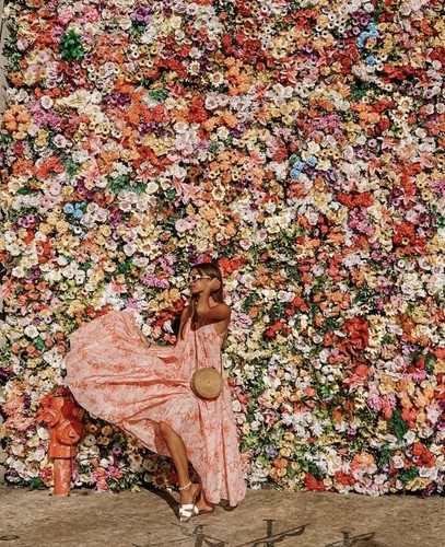 Mango X Chufy Collab Voluminous Maxi Floral Printed Dress New MEASUREMENTS ⬇ - Picture 3 of 8