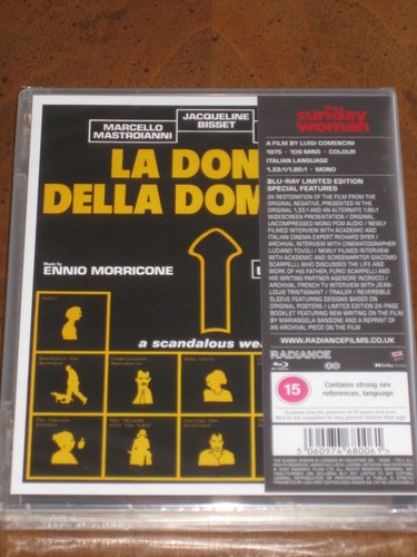 THE SUNDAY WOMAN Limited Edition w/Booklet (1975) (Blu-Ray) RADIANCE: BRAND NEW! - Picture 2 of 2
