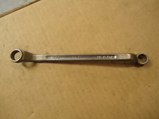 Vintage Tru Fit 3/8" X 7/16" Double Box End Offset Wrench USA Made Tool K .