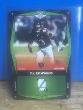 2024 Uno Elite Core NFL #055 TJ Edwards Bears Green