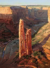 Art Giclee Oil Painting Ariza Mountain  Giclee