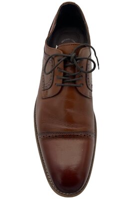 Stacy Adams Men's Dickinson Cap Toe Oxfords Cognac | eBay