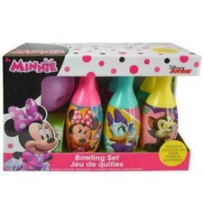 UPD Minnie Mouse Multi-color Bowling Play Set Kit With 6 Plastic Pins  1 Ball