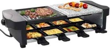 Brace Barbecue Griglia Elettrica 1200W 3in1 BBQ Esterno Piano Cottura Grande