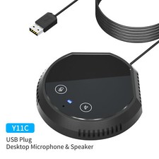 Desktop USB Conference Speakerphone Microphone 360  Omnidirectional Play U6A2