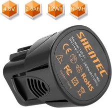 4.8V 2500mAh  Battery, Compatible with Dremel 5000755-01,  Cordless Rotary Tools