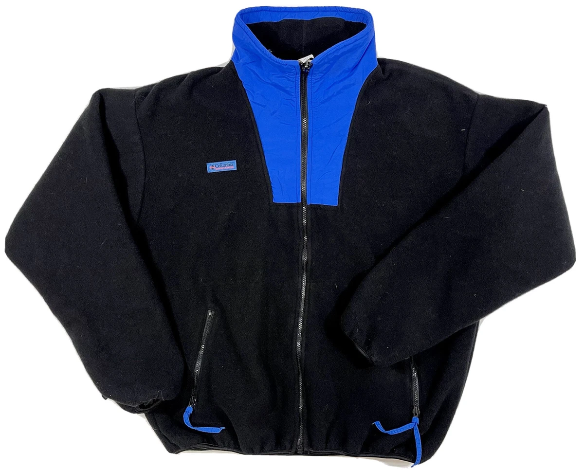 Columbia Fleece Jacket Full Zip Vintage 90s Men’s Size Large Made In USA B5