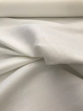 White Faux Suede Fabric- 2 Yard Piece