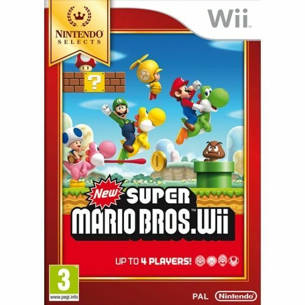 Wii New Super Mario Bros. Wii FREE Shipping