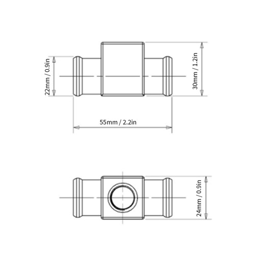 (Black)Thermostat Water Temperature Switch Radiator Coolant Fan Temp Sensor For - Picture 11 of 12