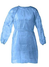 DISPOSABLE GOWNS TIE-BACK MEDIUM 10/BAG