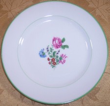 FOUR 7.75" Salad Plates Limoges French China La Cloche Tressemann &Vogt
