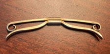 Vintage Elegant Silver Collar Bar Clip 1.75” Long/#95021