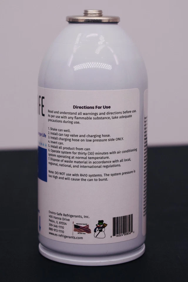 Arctic Air para R12, Soporte de refrigerante, 2 latas calibre latón Foto 2 de 4