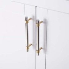 Stainless Steel Drawer Pull Kitchen Cabinet Handles Modern Knob Cupboard Handles