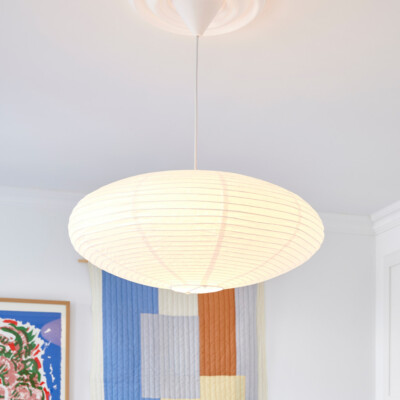 Nordlux Villo 60 moderne Pendelleuchte Schirm shade Weiß Papier retro Design ohn