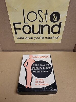 Vintage 1965 Gag Gift No.699  Lose Weight   ''Sure Way To Prevent Over-Eating''