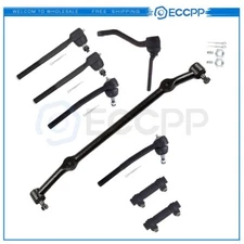 8PCS Front Tie Rods Center Link Idler Arm Kit Fits  1978-1981 Pontiac Catalina