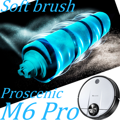 Soft brush for Proscenic M6 Pro * Hard floors * Fine dust * Less hair  tangles | eBay