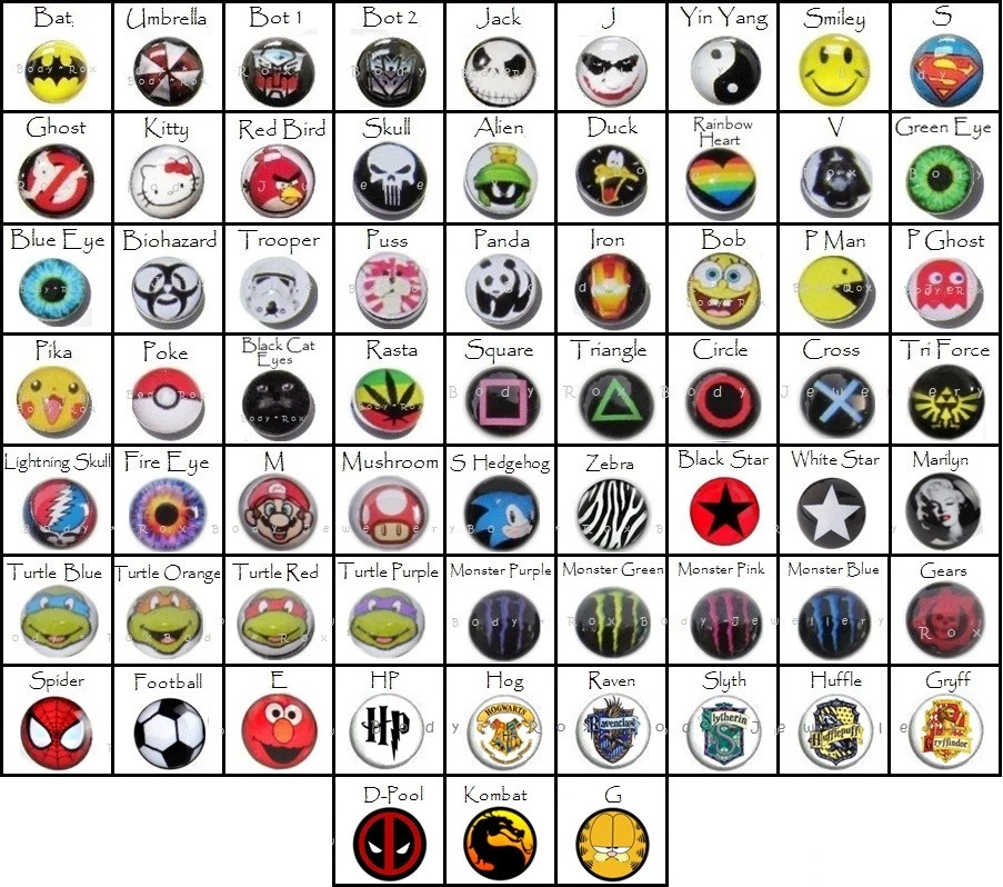 Logo Stud Earring - Single or Pair - Boys Mens Womans Girls Steel Ear Ring - Image 2 of 2