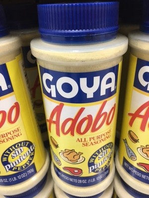 Goya Adobo All Purpose Seasoning without  Pepper 2X 28 oz          FREE SHIPPING
