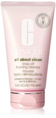 Clinique All About Clean Rinse Off Foaming Cleanser 1 oz /30 ml