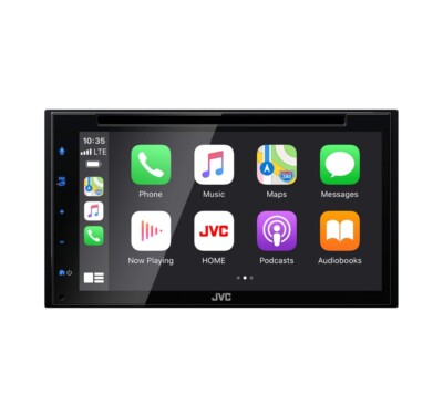 JVC KW-V66BT - 6.8'' DVD CD Car Receiver -Touchscreen Apple Carplay/Android - NEW