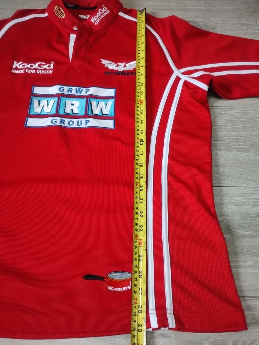 Maillot De Rugby Vintage Llanelli Scarlets 2005 - Taille XL, Marque Kooga, Occasion