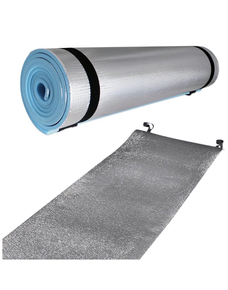 Single-side EVA Camping Mattress Aluminum Film Insulated Camping Mat - Silver