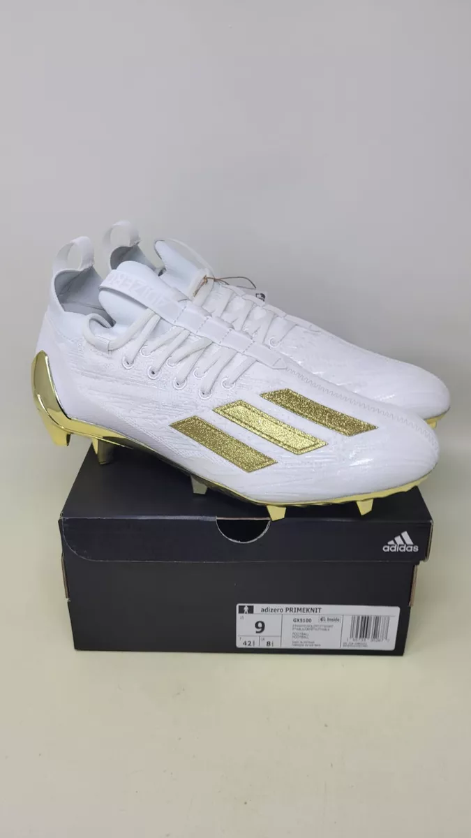 Adidas white deals and gold