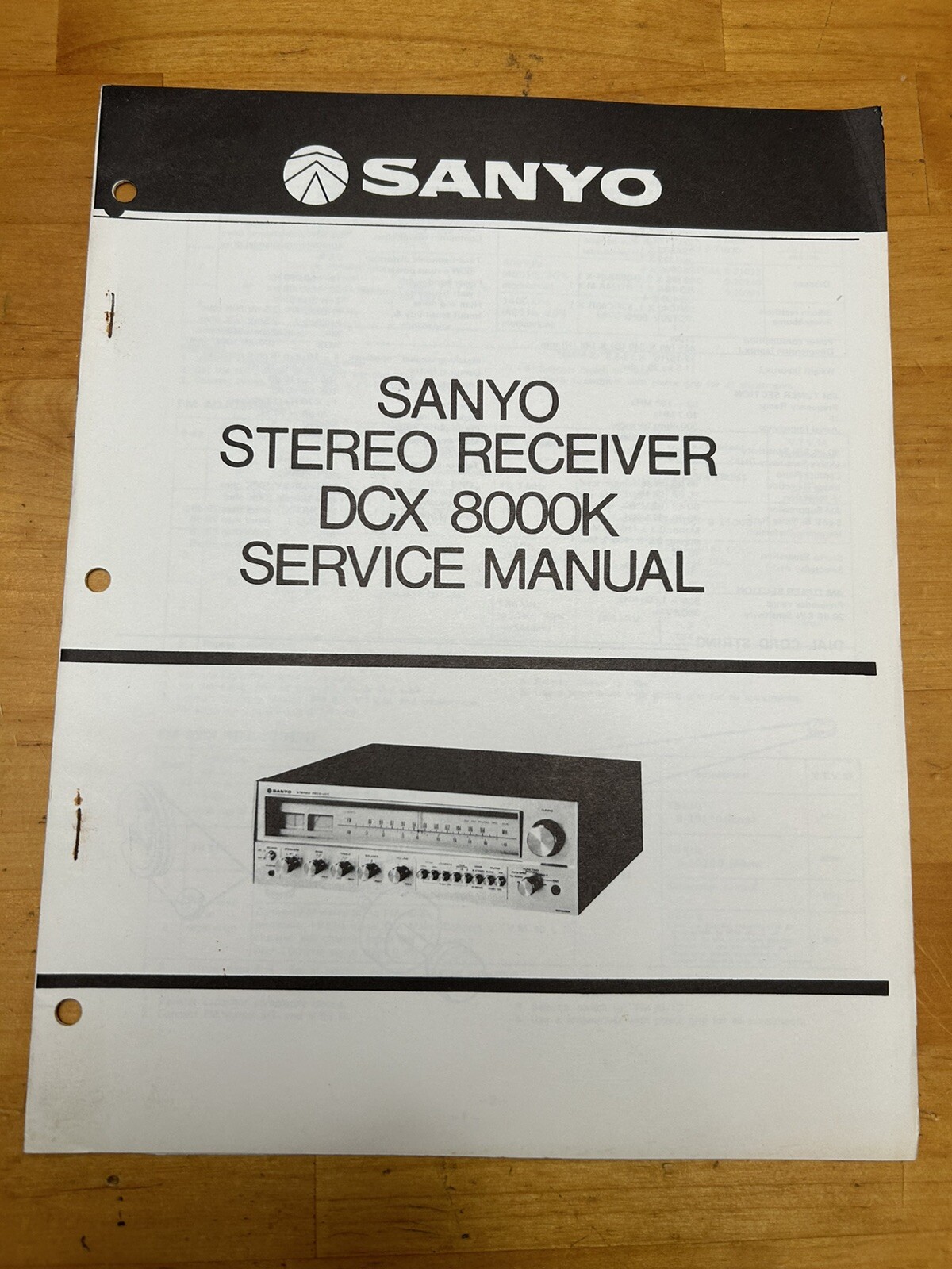 Sanyo DCX-8000 vintage audio equipment - eBay listing photo 3