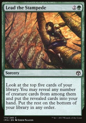 MTG Magic the Gathering Lead the Stampede (173/256) Iconic Masters LP