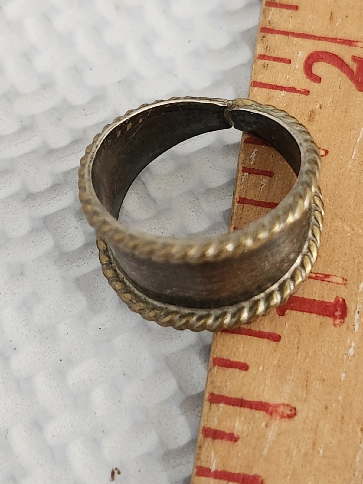 Sterling Silver Saddle Ring 925 - image 3