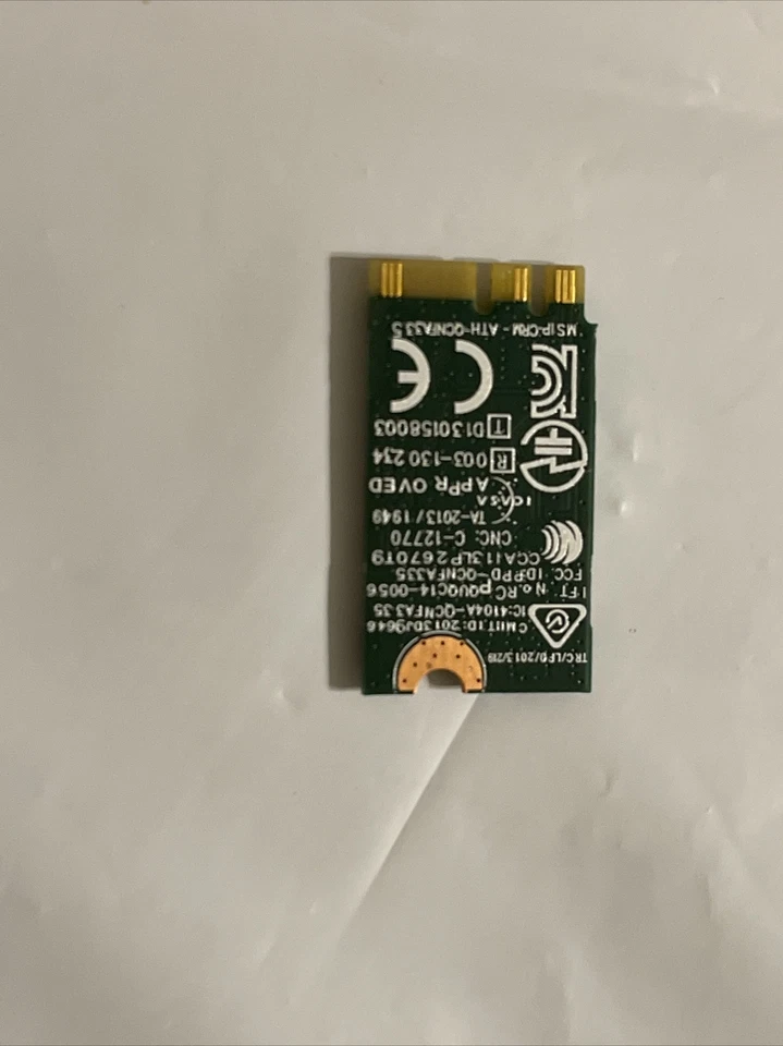 Genuine Dell OEM Wireless DW1707 WiFi 802.11 b/g/n BT4.0 NGFF Card YCM9R 0YCM9R - Image 3 of 4