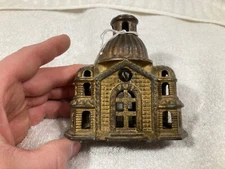 A C Williams Mosque Domed Building Cast Iron Still Bank Early 1900's