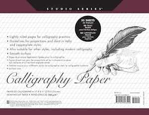 Studio Series Calligraphy Paper Pad: - Paperback, by Peter Pauper Press - Good o