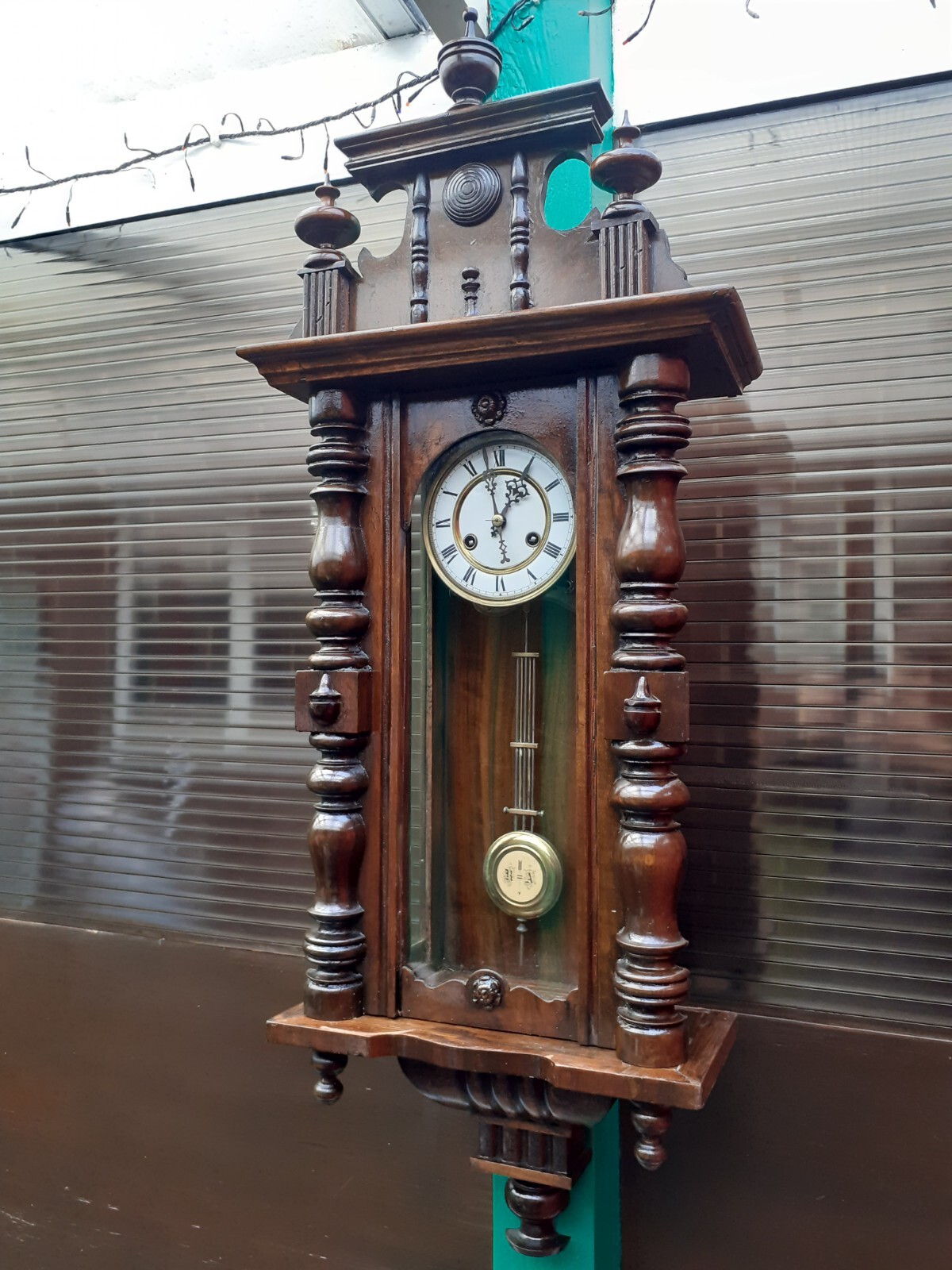 Original antique Vienna wall clock circa 1900 eBay