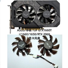 A Pair Fans For ASUS TUF GTX1660Ti 1660 1650 RTX 2060 Graphics Card