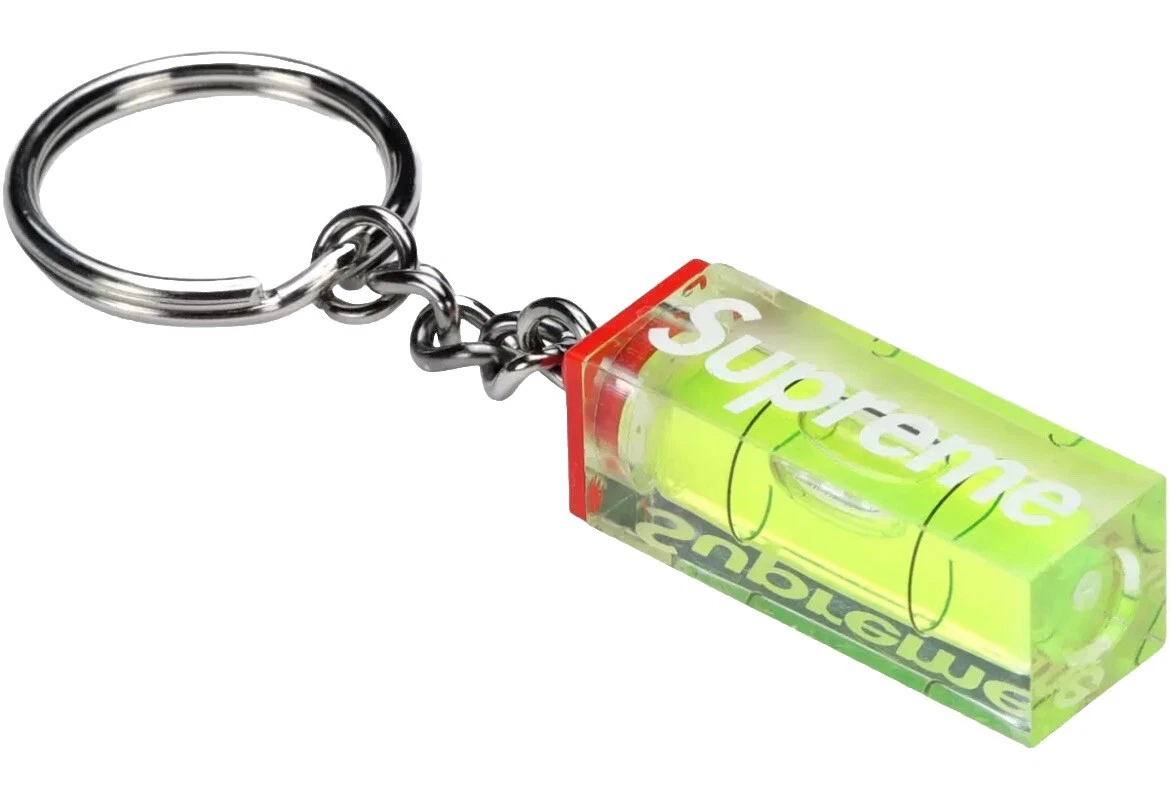Porte clés Supreme Niveau Taille Unique Vert Bogo Logo Créateur Collection (FW18A33)