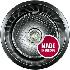 Highpoint Collection 18"  Round Fireclay Island , Bar or Prep Sink Matte Black